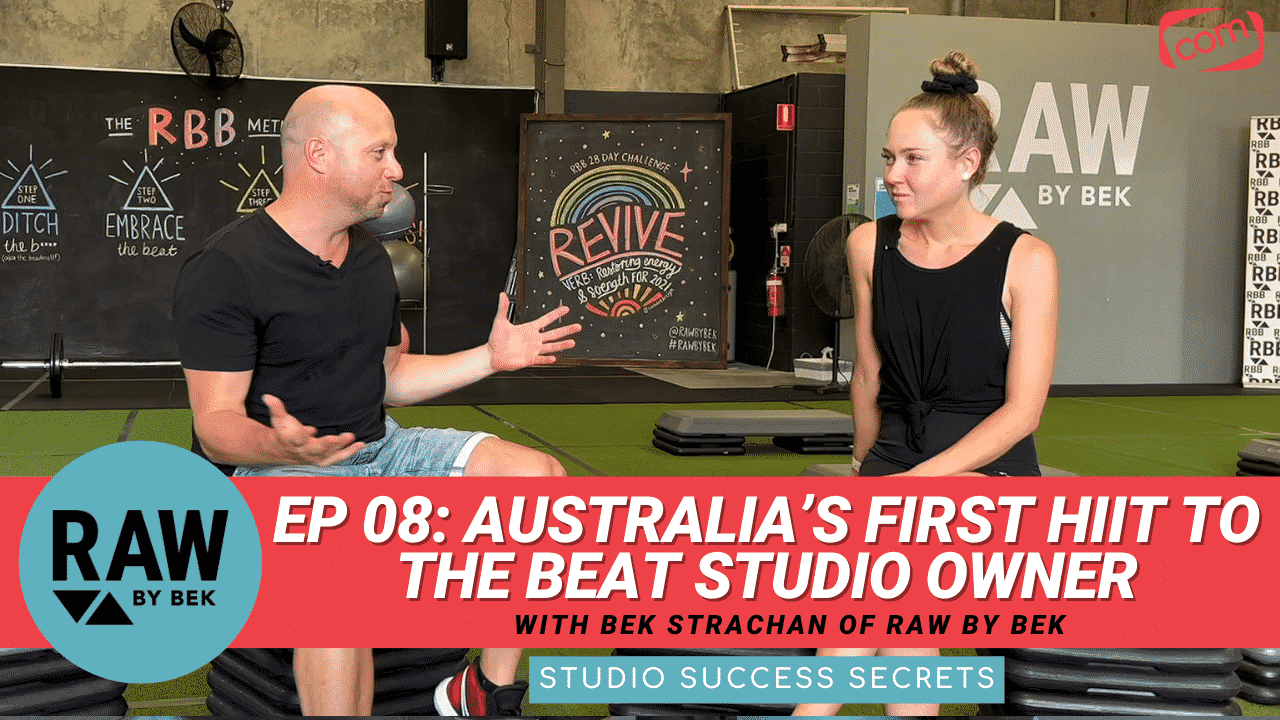 You are currently viewing 🔥 Meet Australia’s First HIIT To The Beat Studio Owner 🎶 | Studio Success Secrets Ep 8 With Rebekah Strachan